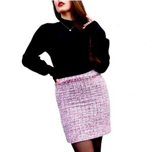 WHBM Tweed Pencil Skirt